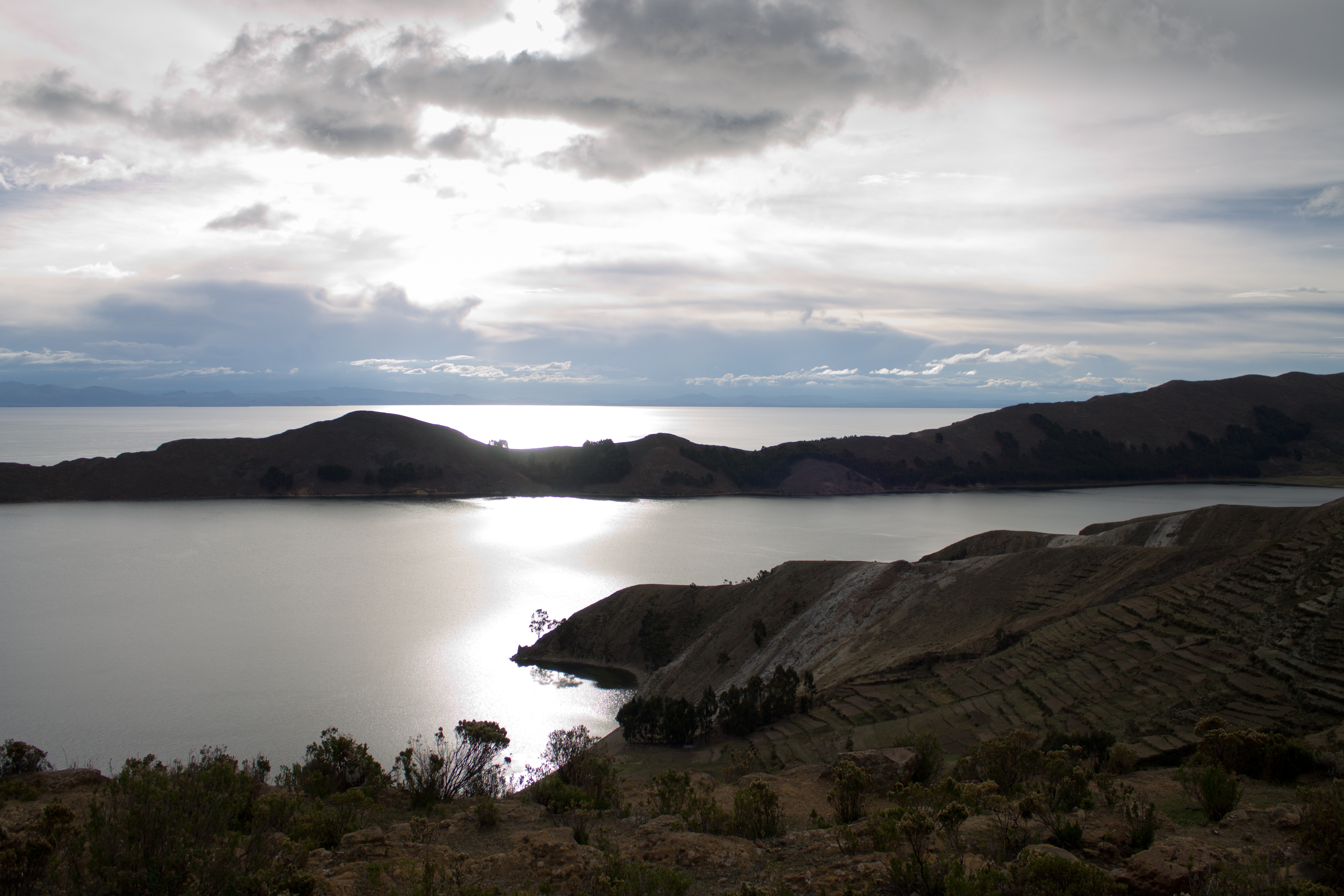 Sunset over Isla del Sol