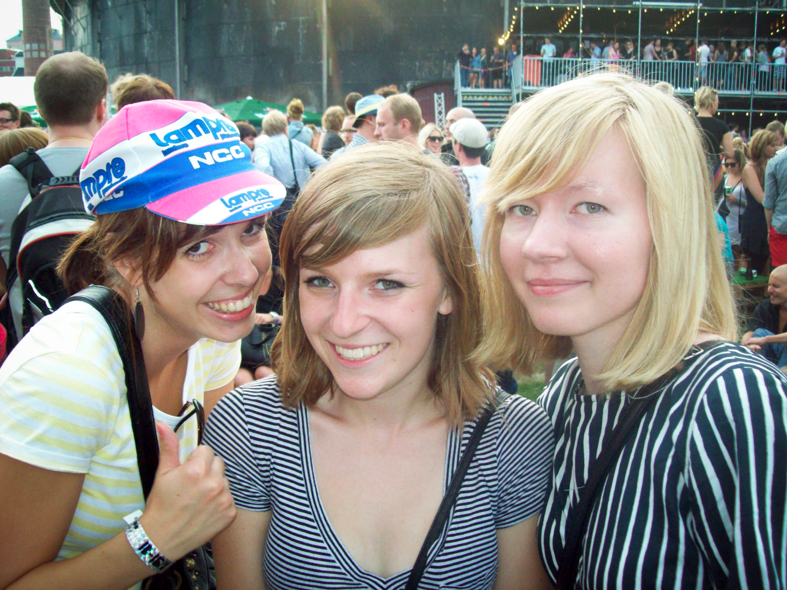 Friends at Flow Festival