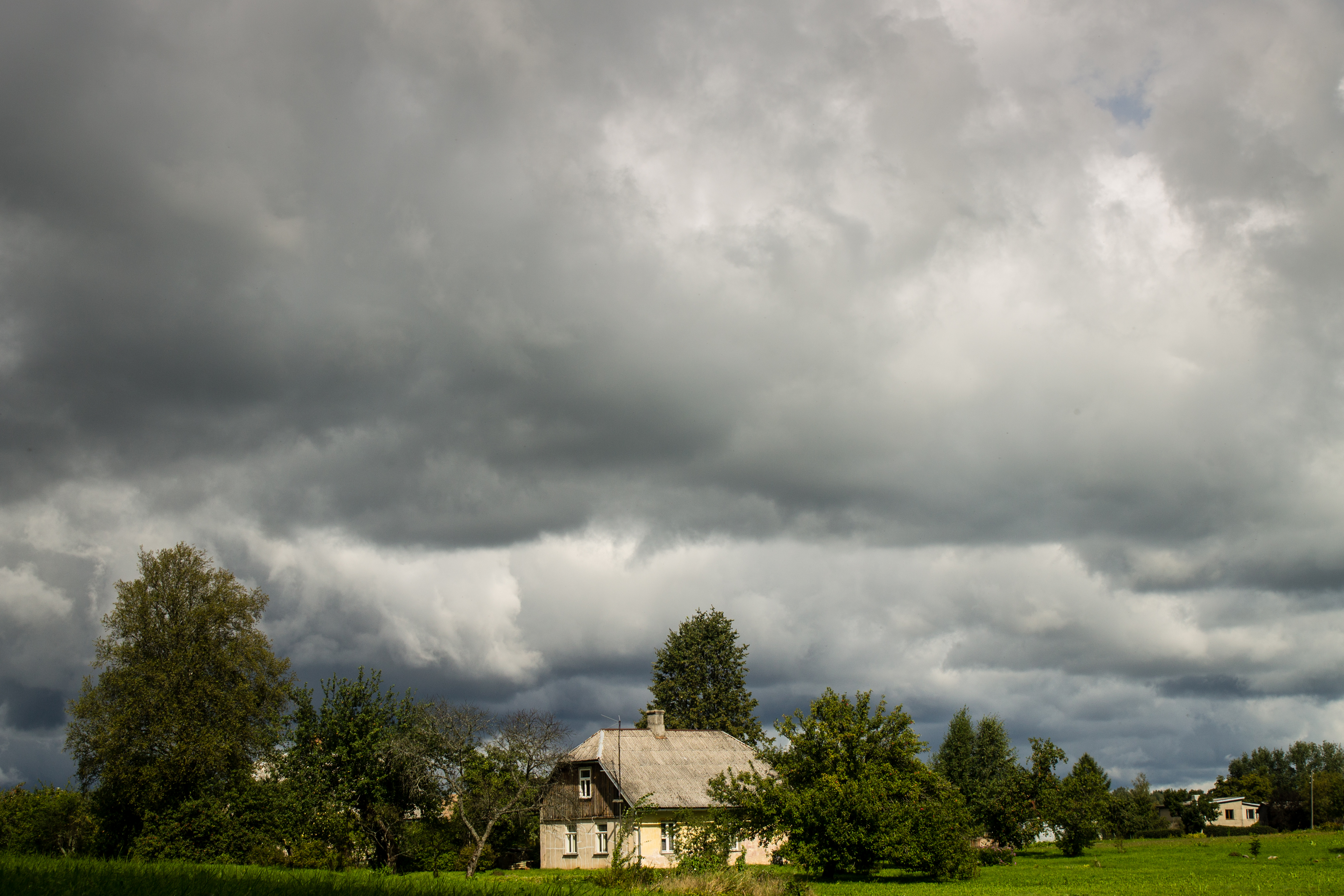 Storm above Sigulda