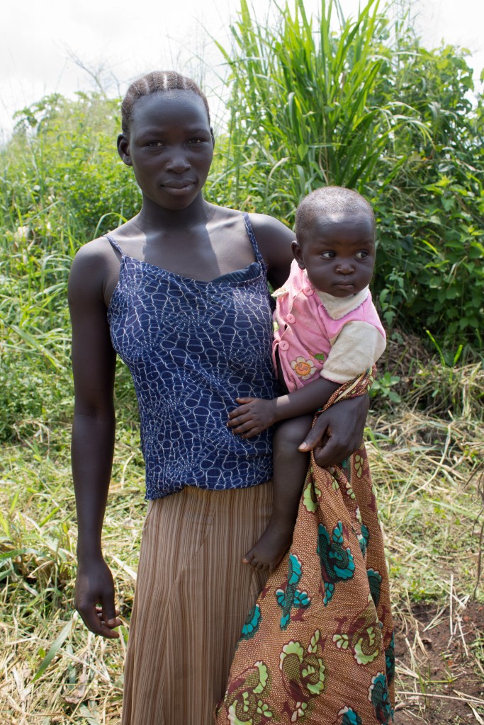 Girl and Baby in Masindi District