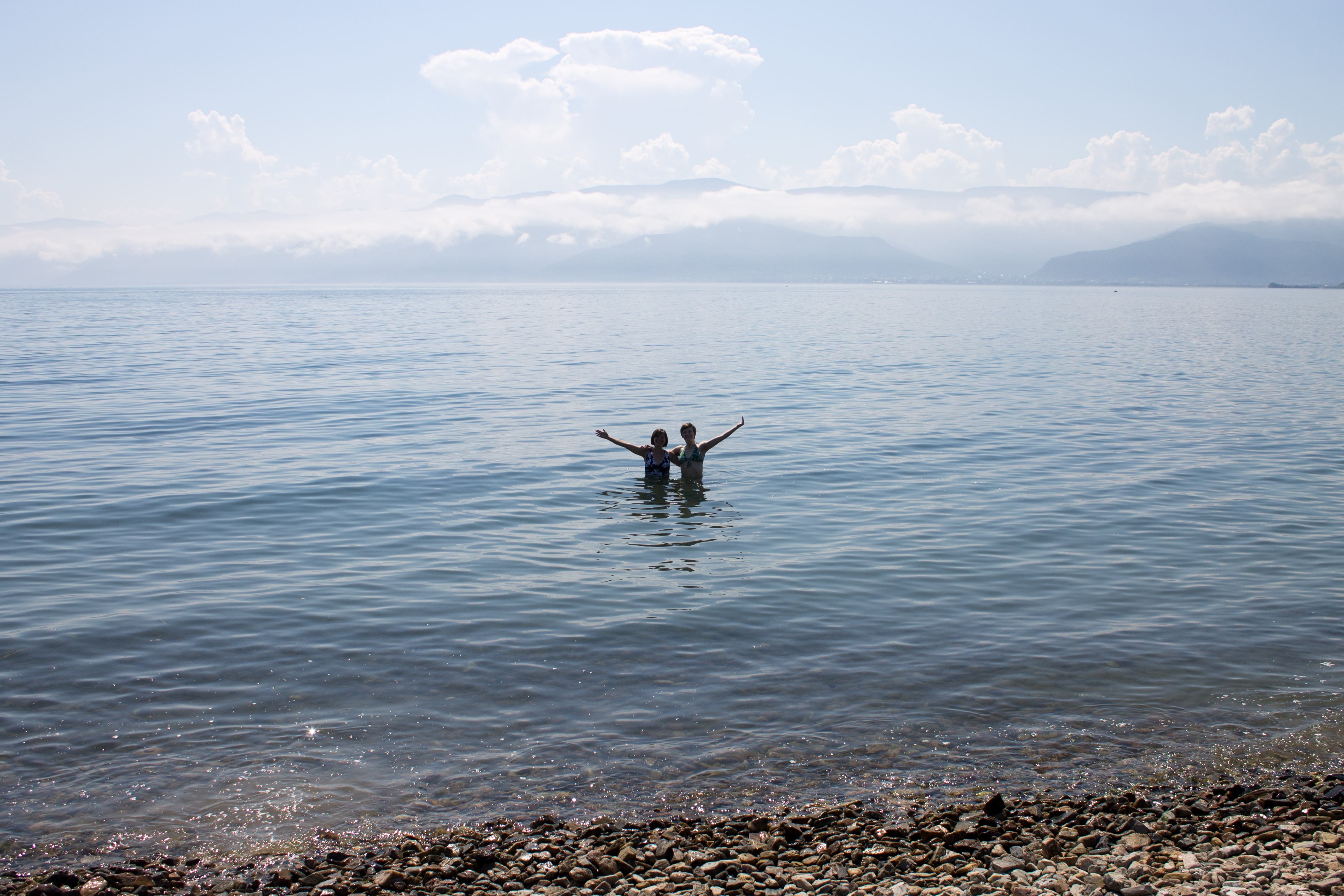 In Lake Baikal