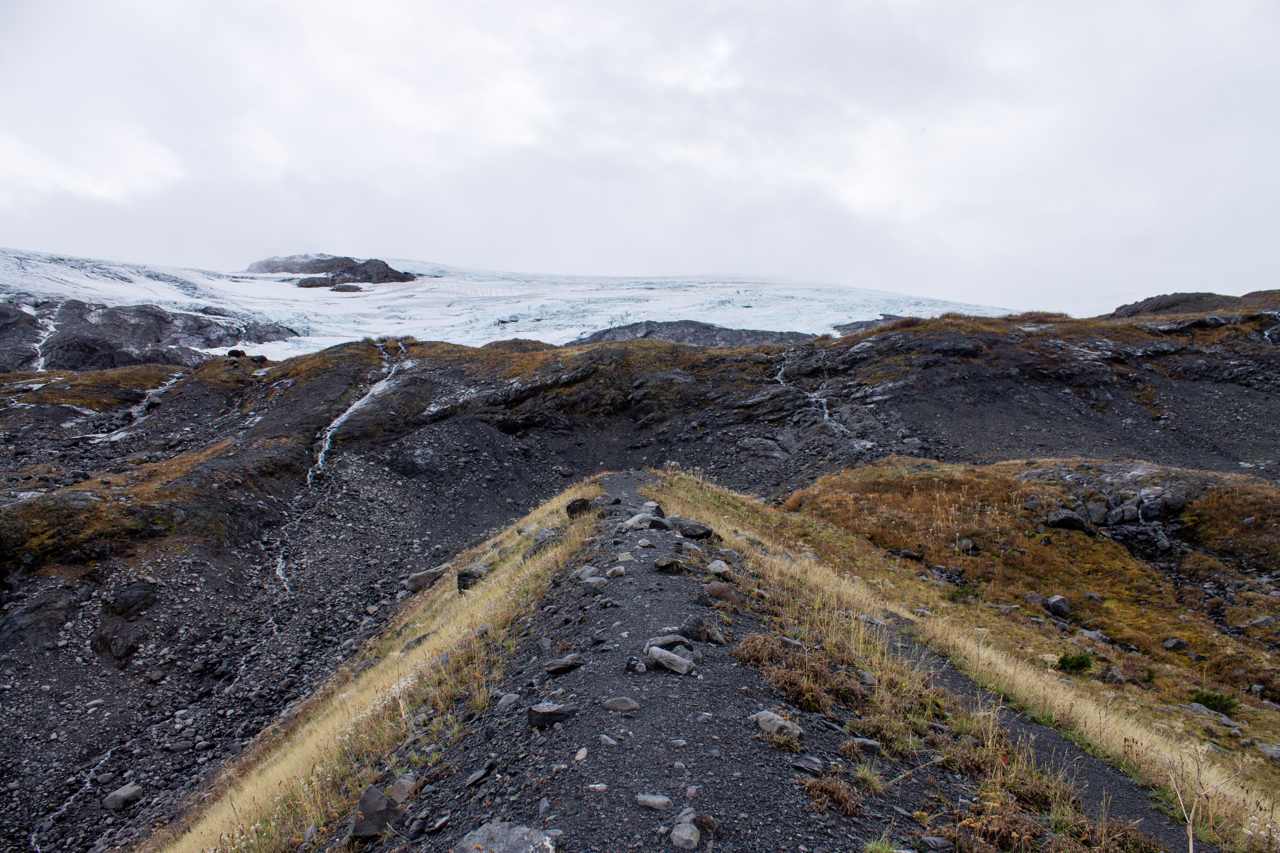 Climbers' Path to Mt. Baker