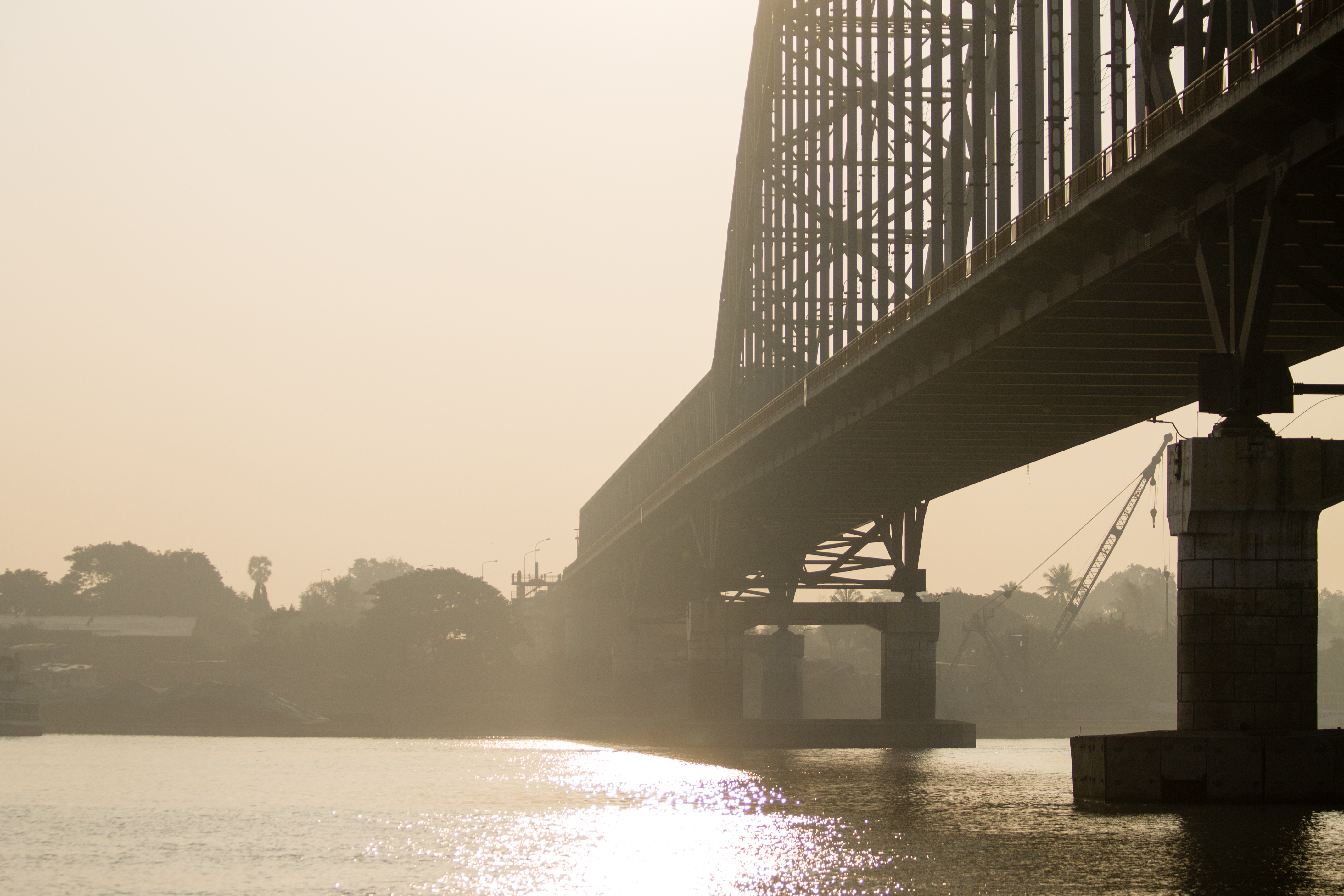 Bridge over the Ayeyarwady