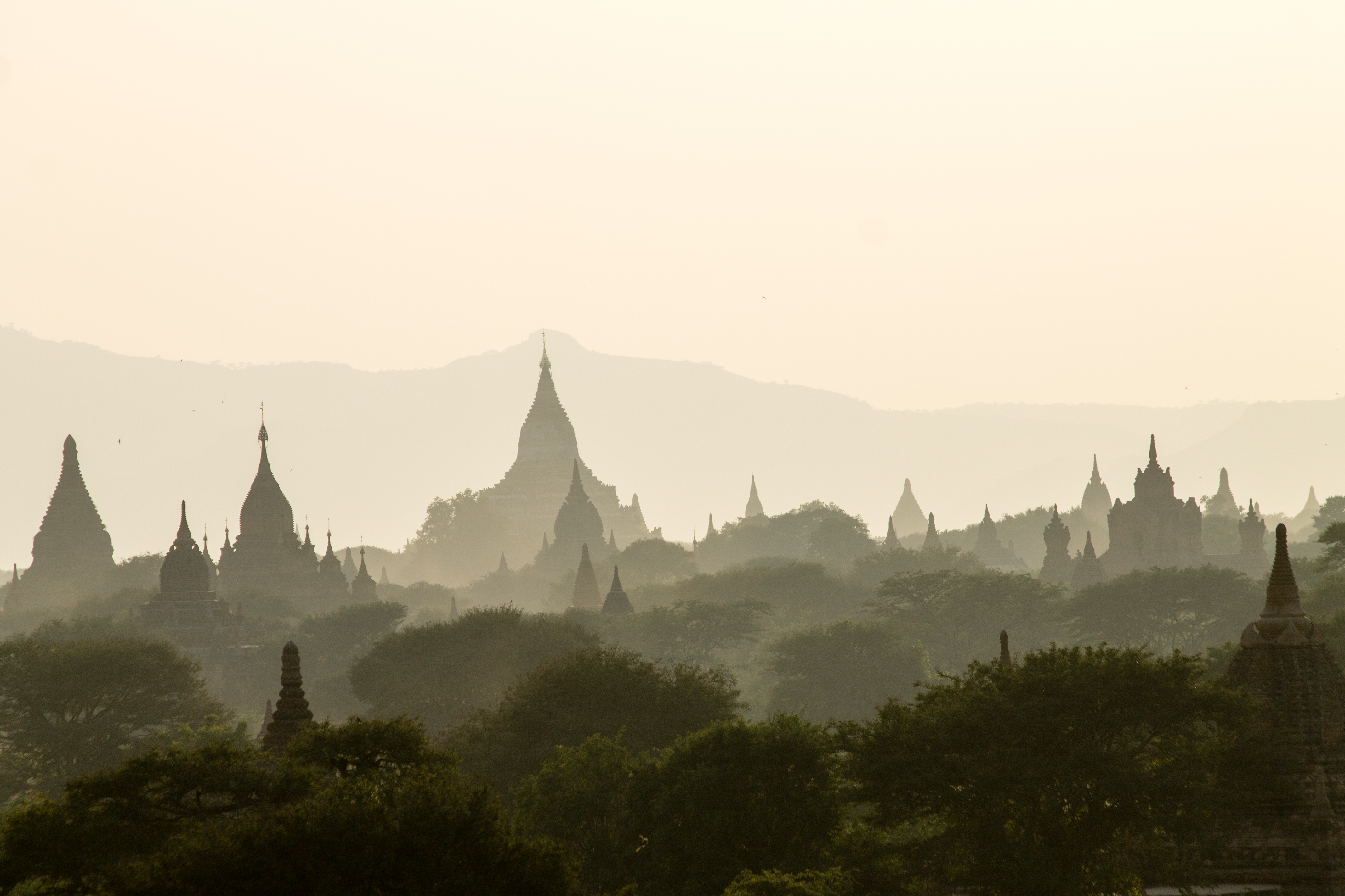 Dusk at Bagan