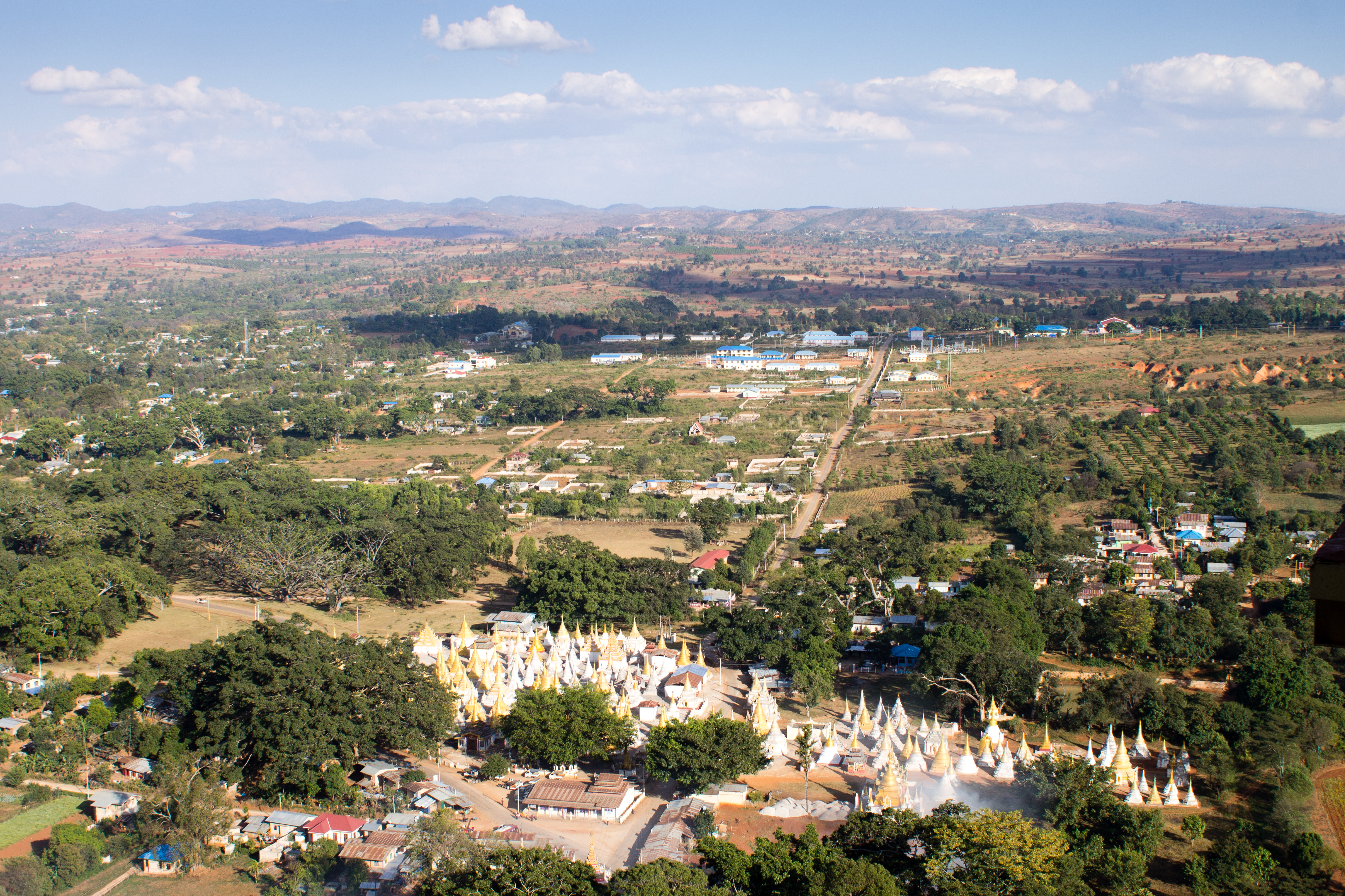 Pindaya from the Hills