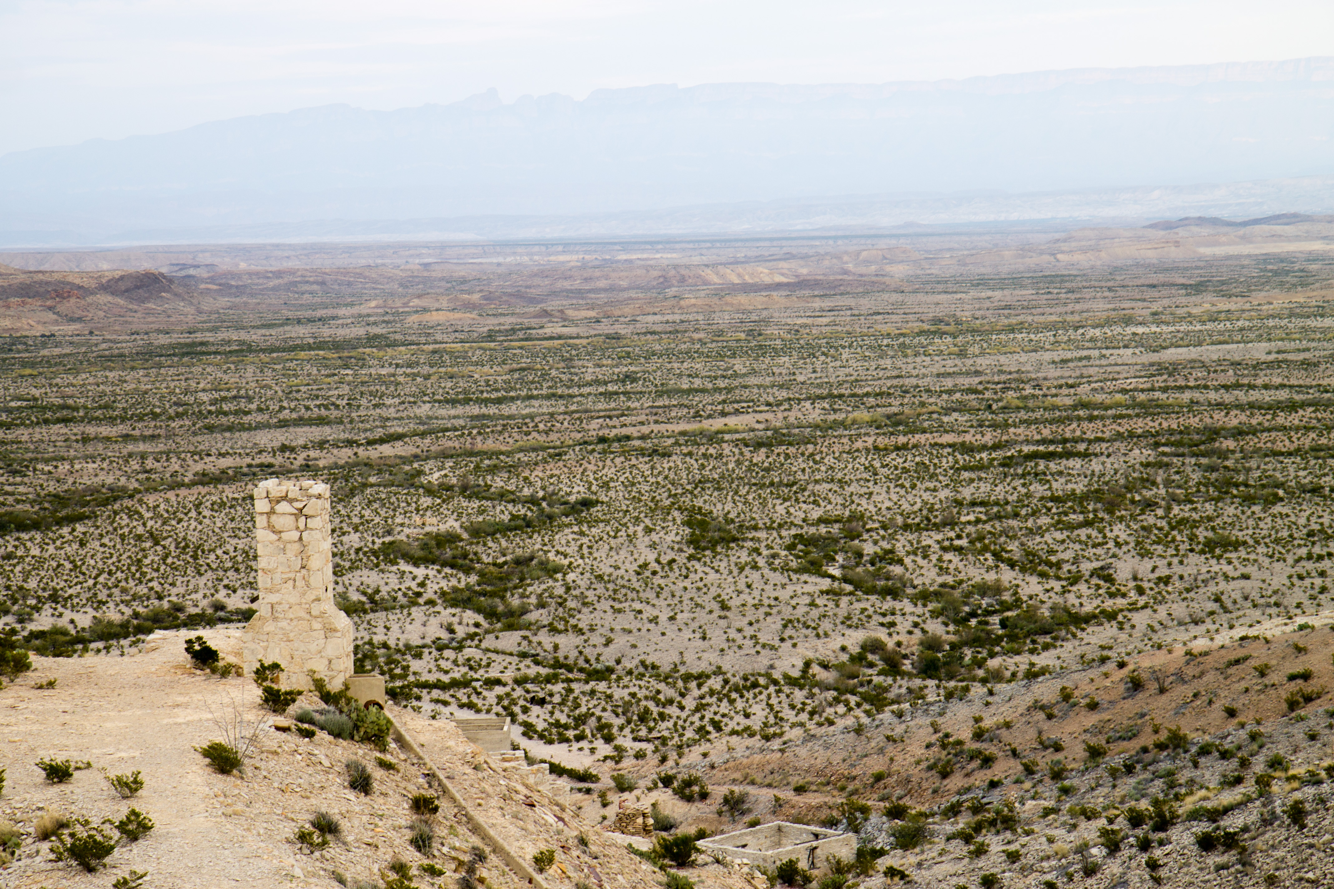 View from Mariscal Mine, Big Bend