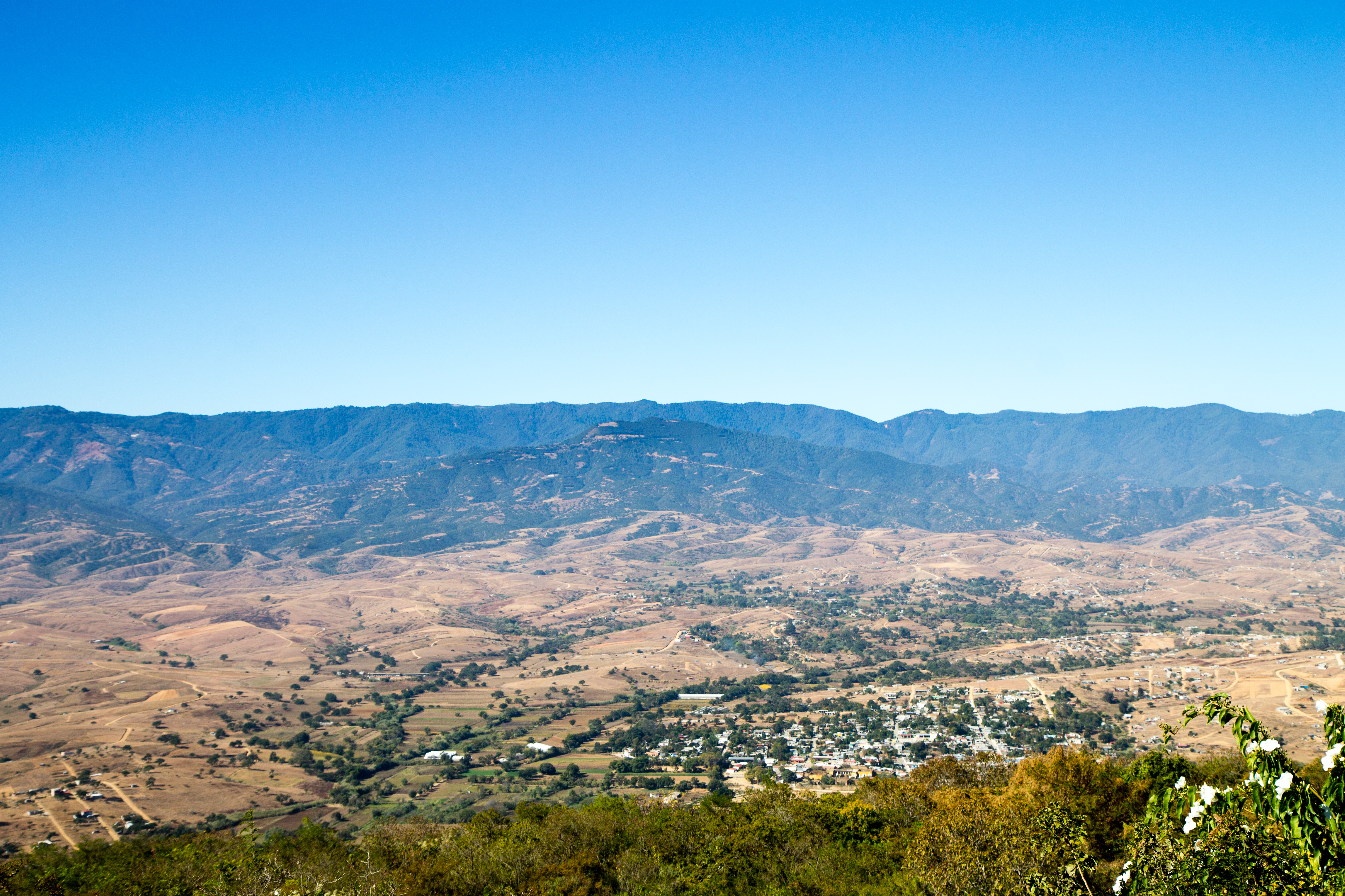 View of Oaxaca from Monte Albán