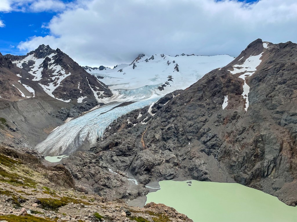 View back from Paso del Viento